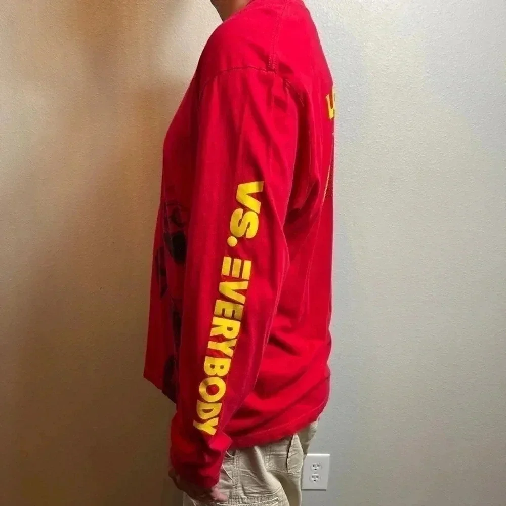 RARE Logic Bobby Tarantino Vs Everybody Tour Red Long Sleeve Tee.‎